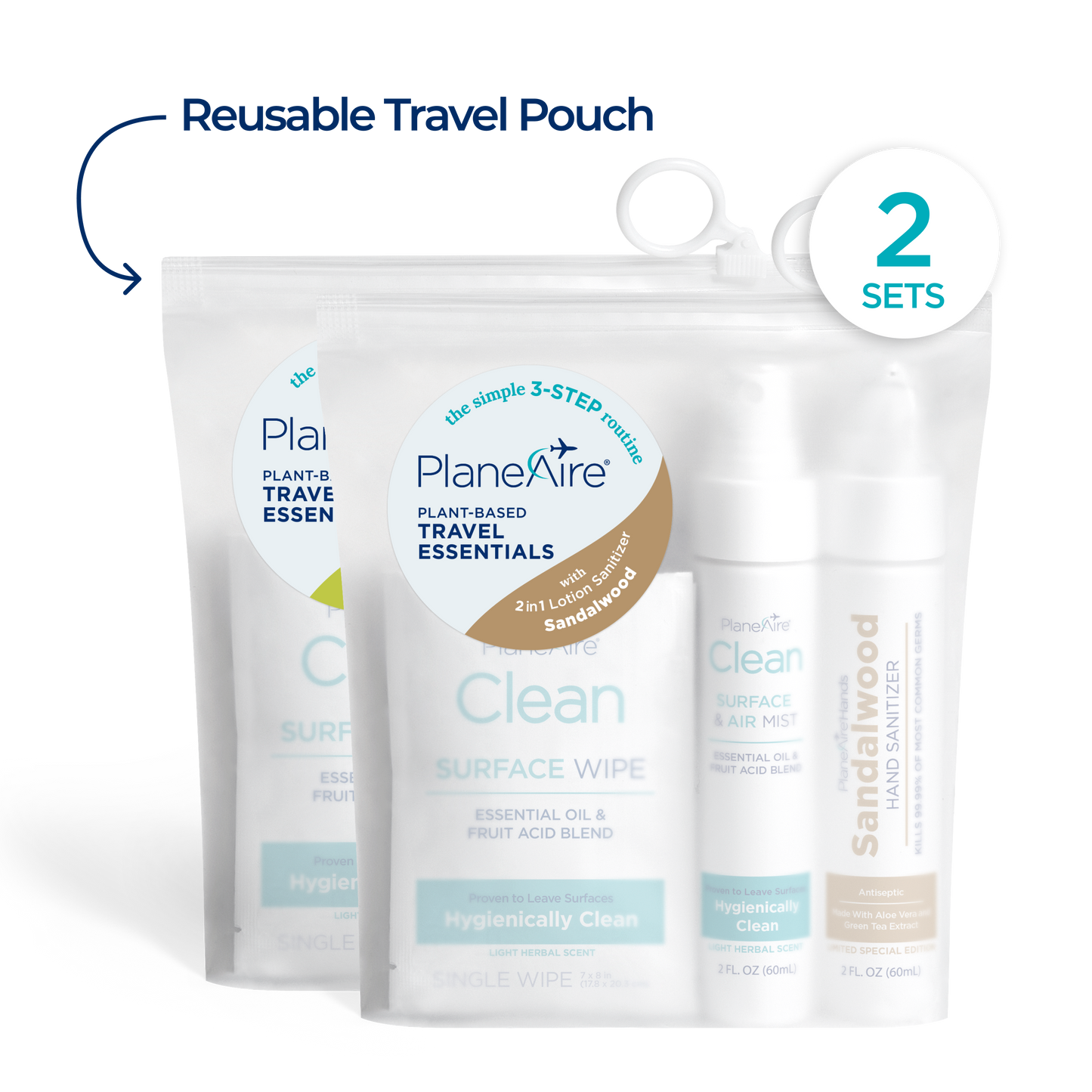 Clean Travel Twin Pack