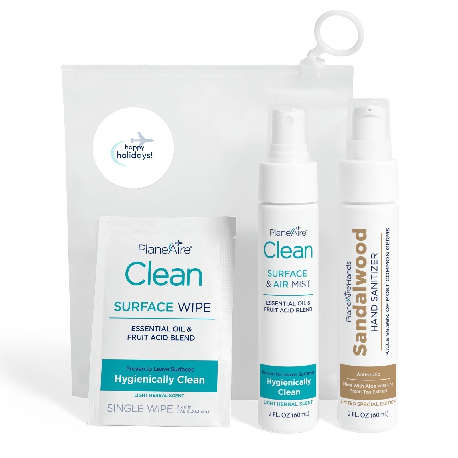 PlaneAire-Travel-Essentials-Lotion-Sandalwood-sticker-happy-holidays